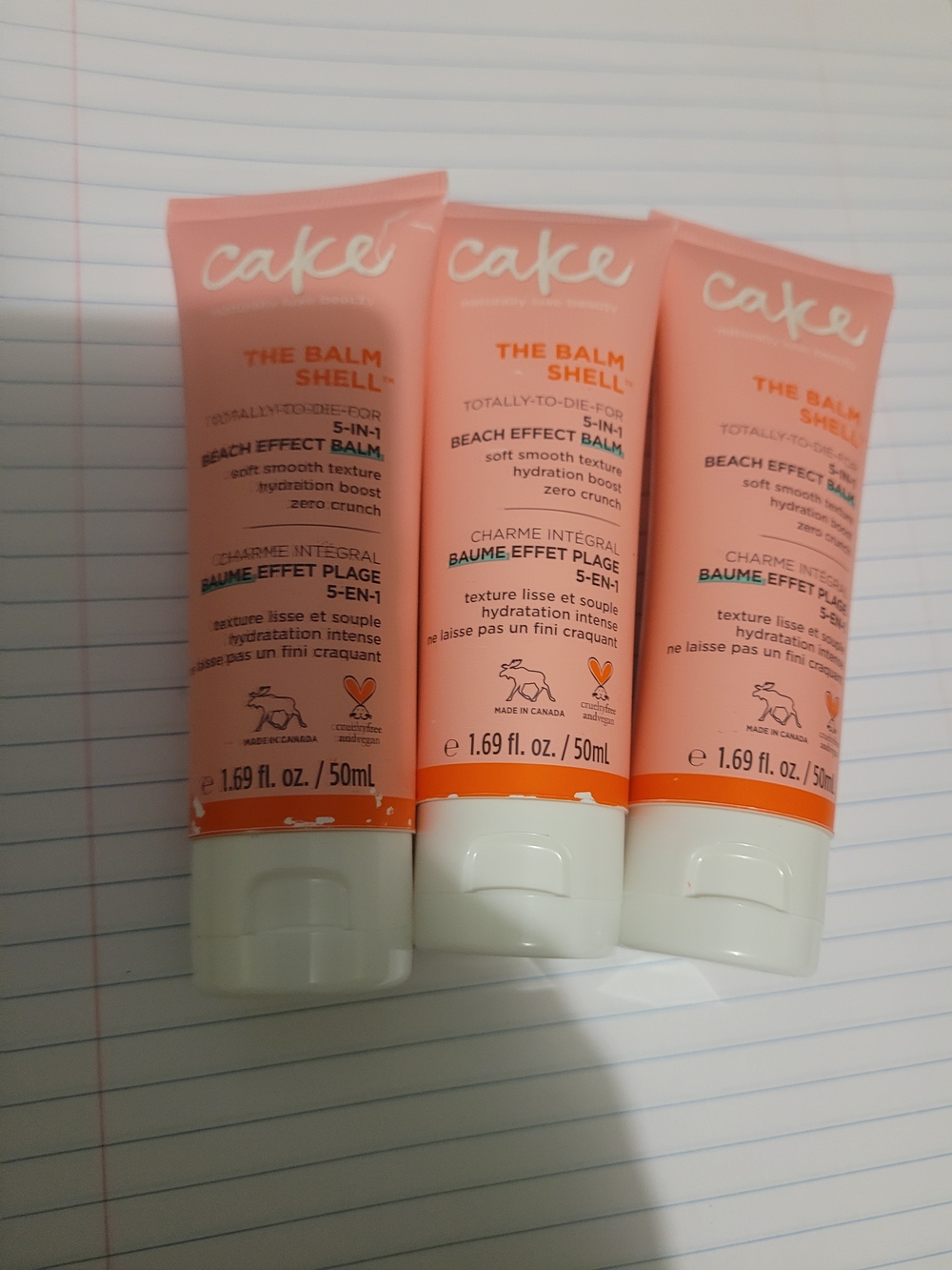 Cake Beach Effect Balm 3/50 ML Tubes